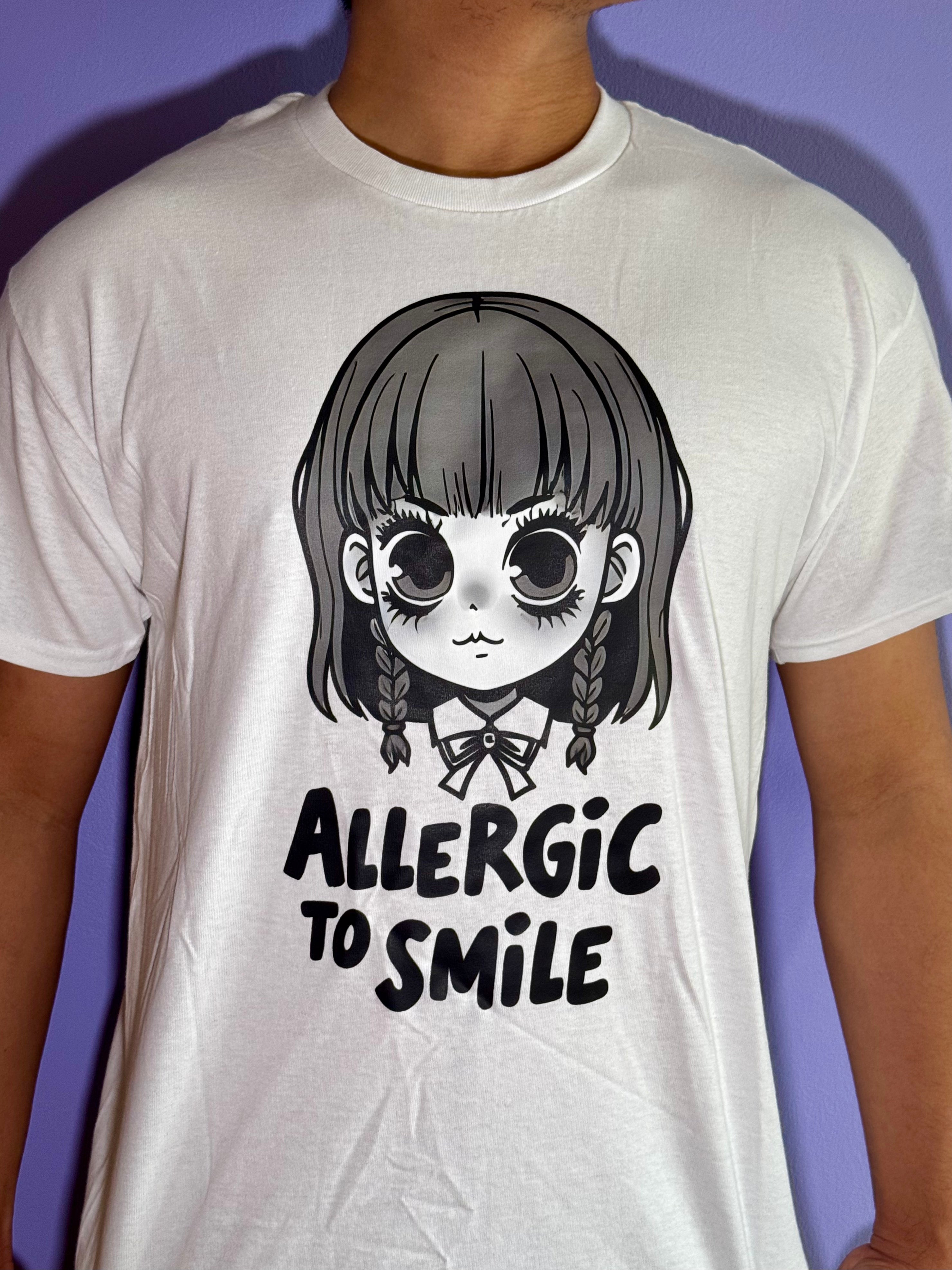 Allergic to Smile - T-shirt